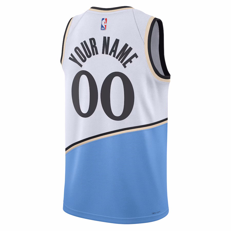 Atlanta Hawks Maglia Swingman personalizzata 2024/25 unisex - Edizione Città - Bianco