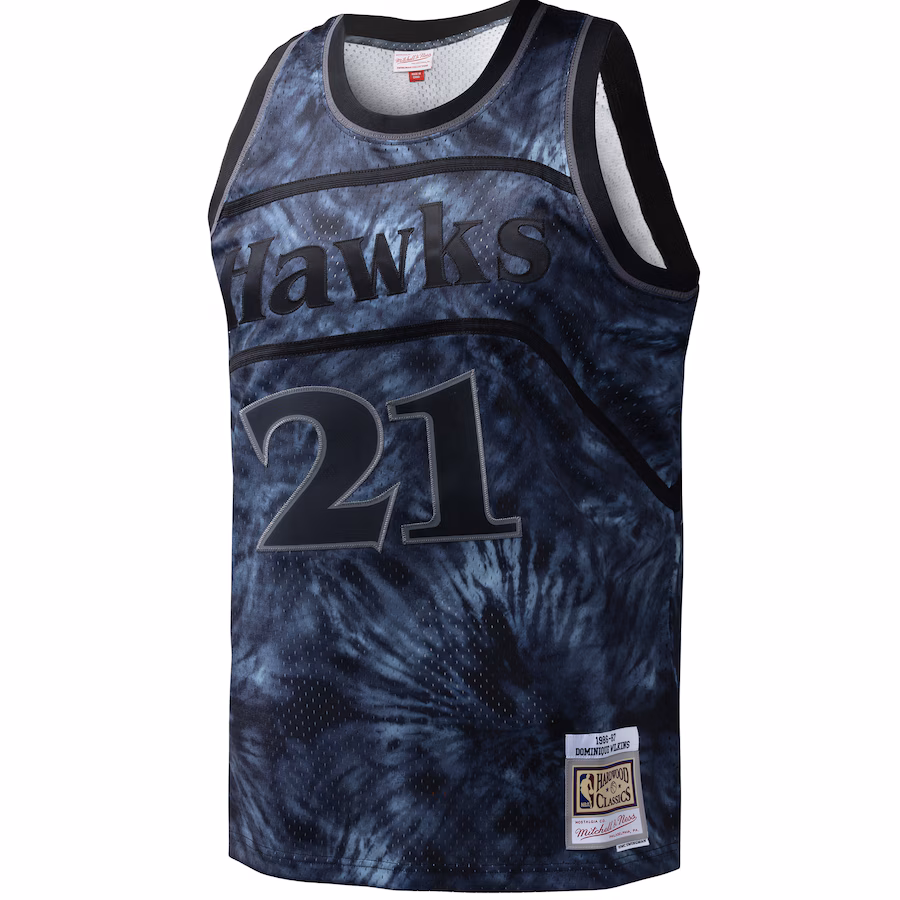 Canotta Basket Dominique Wilkins Hawks Mitchell & Ness 1986/87 Retro