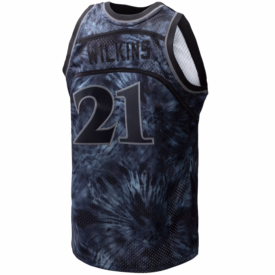 Canotta Basket Dominique Wilkins Hawks Mitchell & Ness 1986/87 Retro