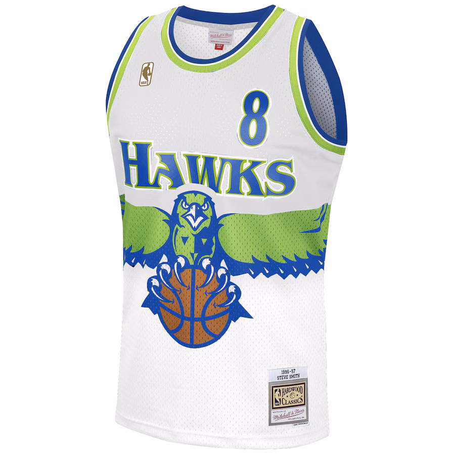 Steve Smith Atlanta Hawks Mitchell & Ness 1996-97 Reload 3.0 Swingman Jersey