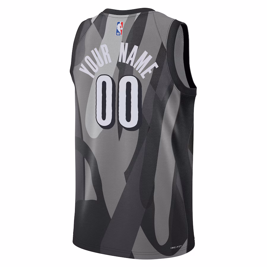 Brooklyn Nets 2024/25 Unisex Custom Swingman Jersey - City Edition - Grey