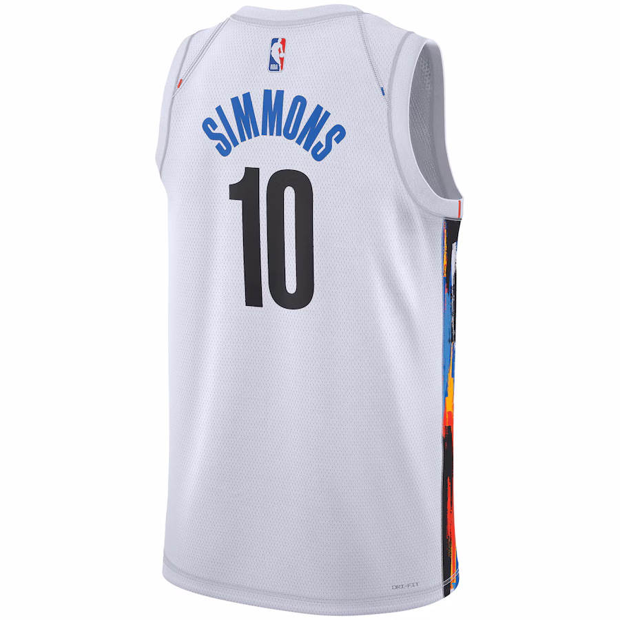 Ben Simmons, Brooklyn Nets Unisex 2022/23 Season Swingman Jersey - City Edition - White