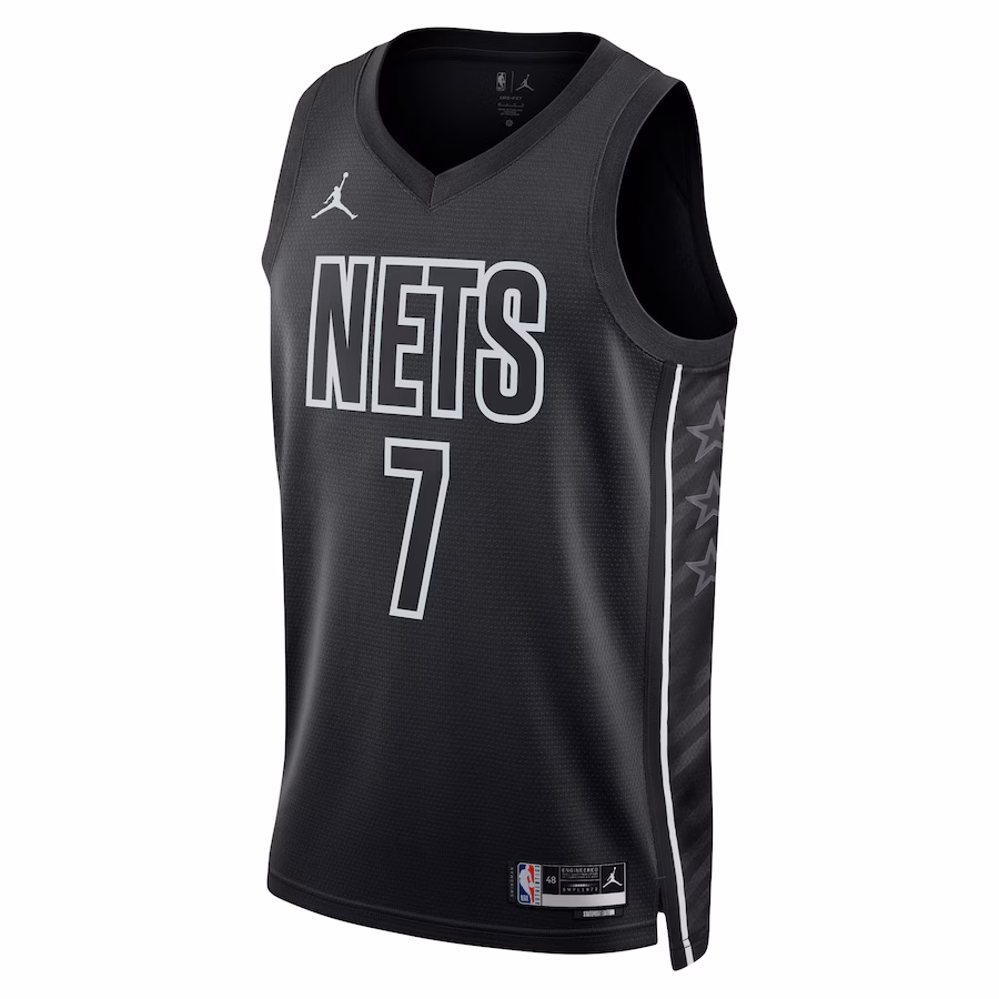 Kevin Durant Brooklyn Nets Unisex Swingman Jersey - Statement Edition - Black
