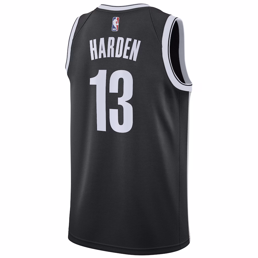 James Harden Brooklyn Nets 2020/21 Swingman Jersey - Icon Edition - Black