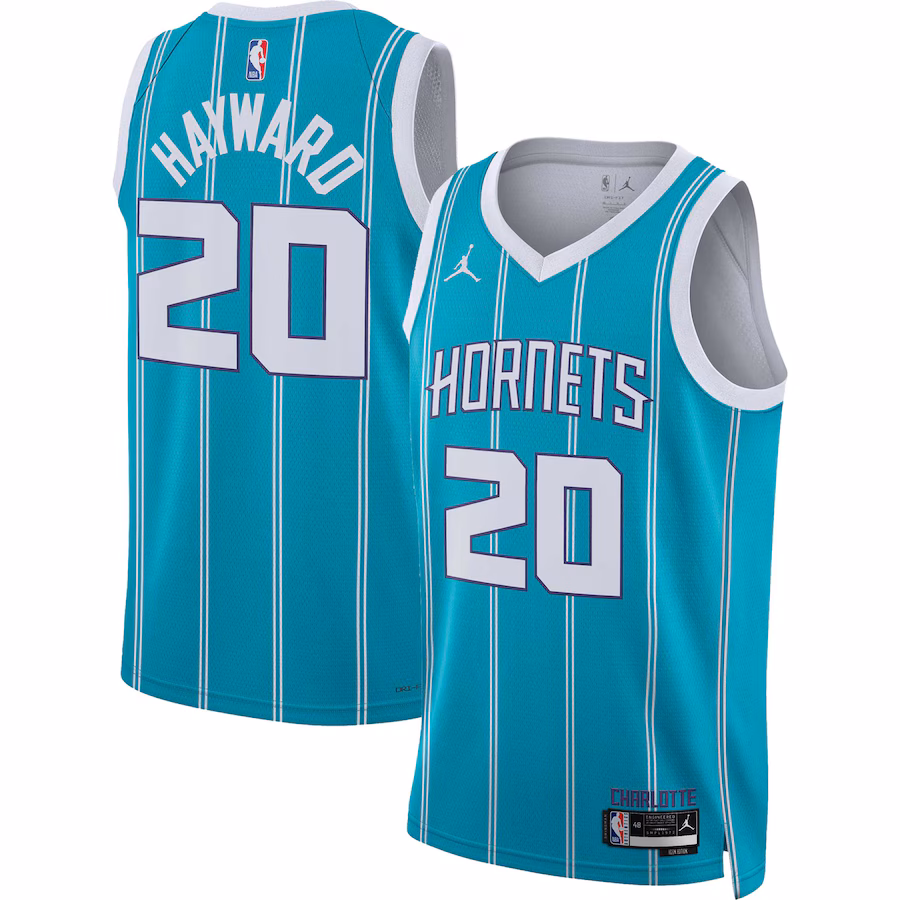 Gordon Hayward Charlotte Hornets Jordan Brand Swingman Jersey (Unisex)
