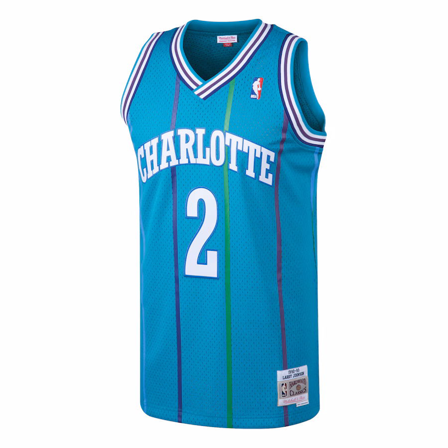Canotta Basket Larry Johnson Charlotte Hornets 1992/93 Mitchell & Ness Retro