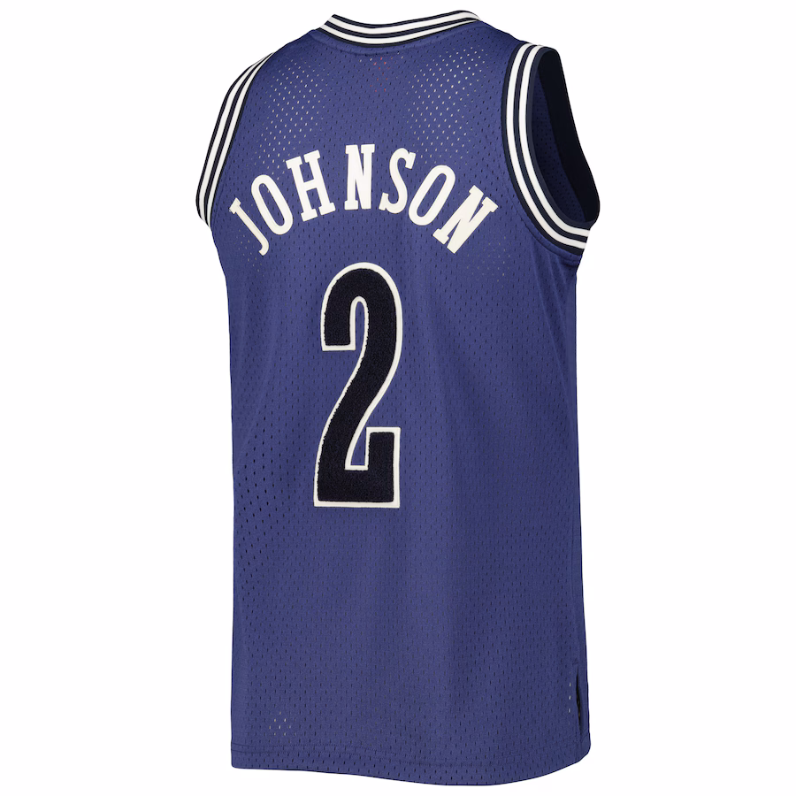 Camiseta Larry Johnson Charlotte Hornets 1994/95 Mitchell & Ness Hardwood Classics