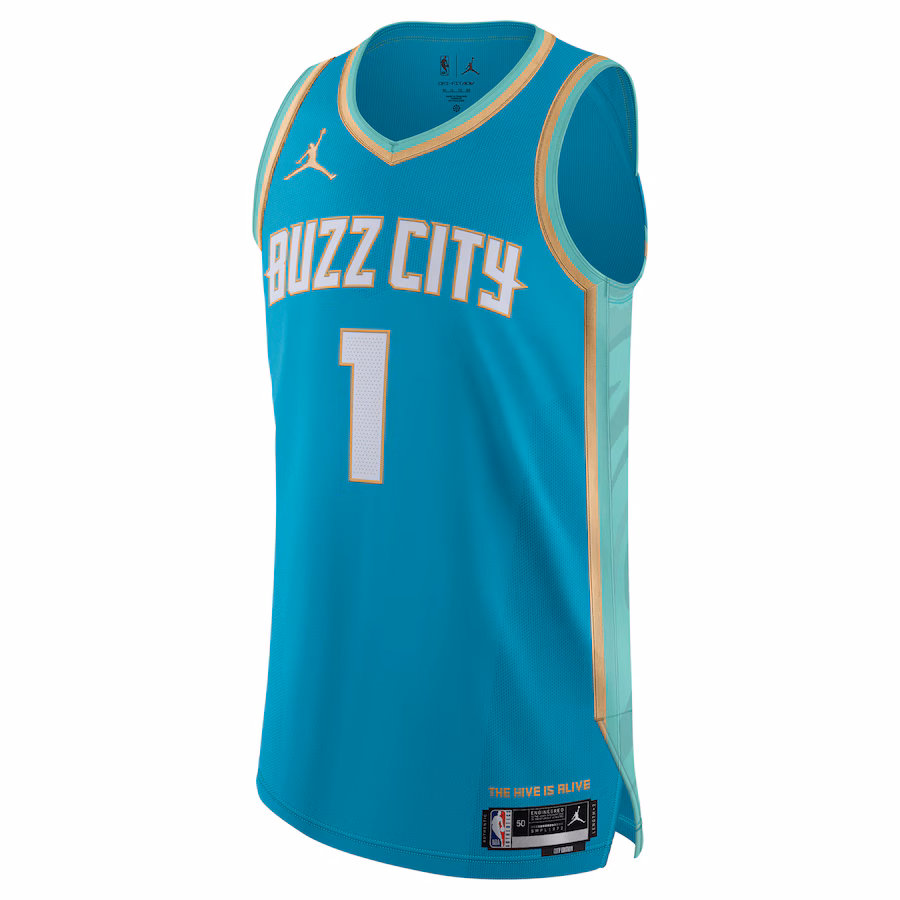 Camiseta LaMelo Ball Charlotte Hornets City Edition Jordan Brand