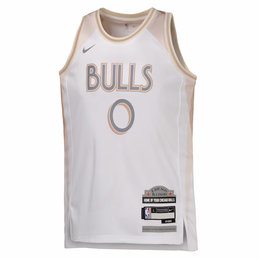 Coby White Chicago Bulls City Edition Trikot 2024-25