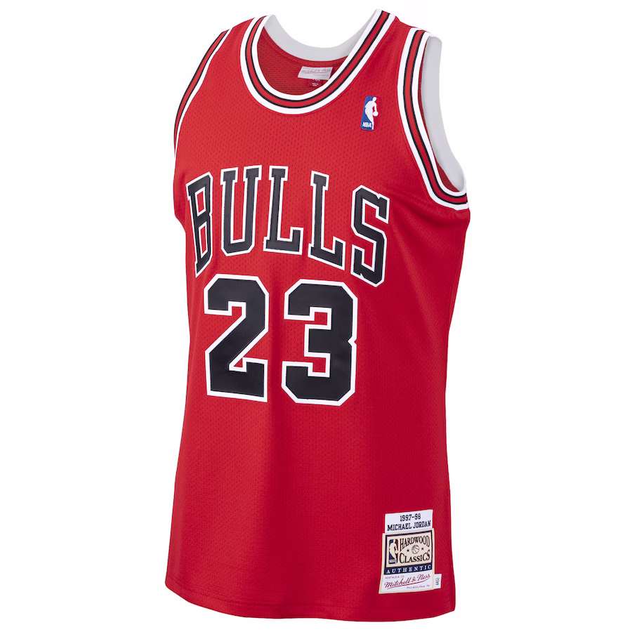 Michael Jordan Chicago Bulls Mitchell & Ness 1997/98 Hardwood Classics Jersey - Scarlet