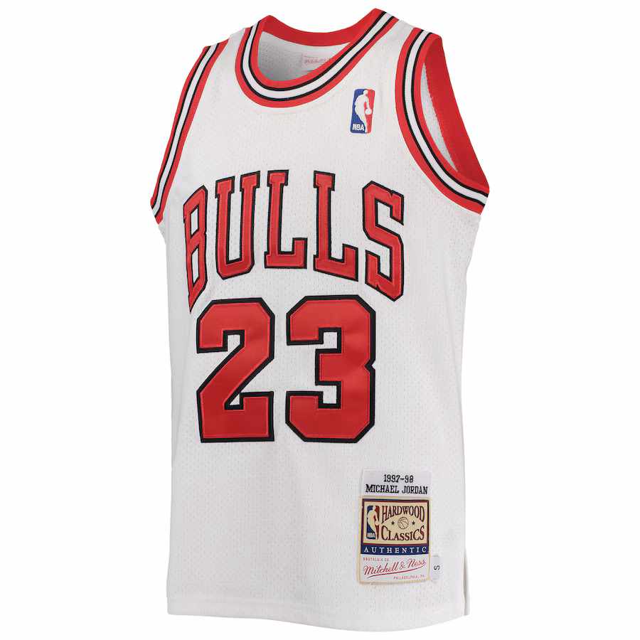 Michael Jordan Chicago Bulls Mitchell & Ness Youth 1997/98 Hardwood Classics Jersey - White