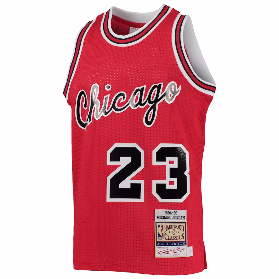 Michael Jordan Chicago Bulls Mitchell & Ness Jugend 1984/85 Hardwood Classics Jersey - Rot