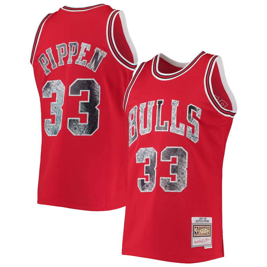 Scottie Pippen Chicago Bulls Mitchell & Ness 1997/98 Hardwood Classics NBA 75th Anniversary Diamond Edition Jersey
