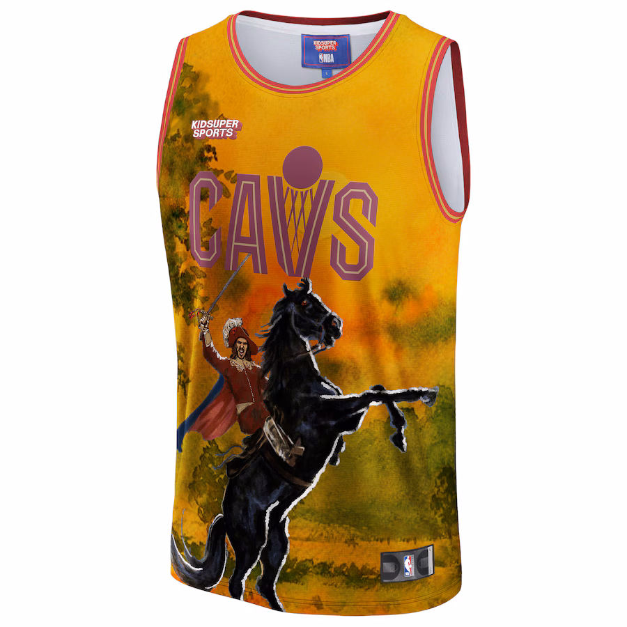 Cleveland Cavaliers KidSuper Studios Unisex Home Jersey - Gold