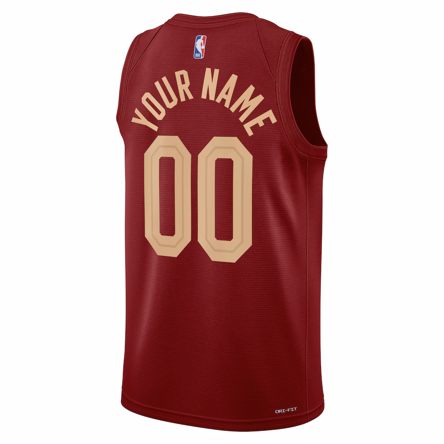 Cleveland Cavaliers Unisex Swingman Customized Jersey - Icon Edition - Burgundy