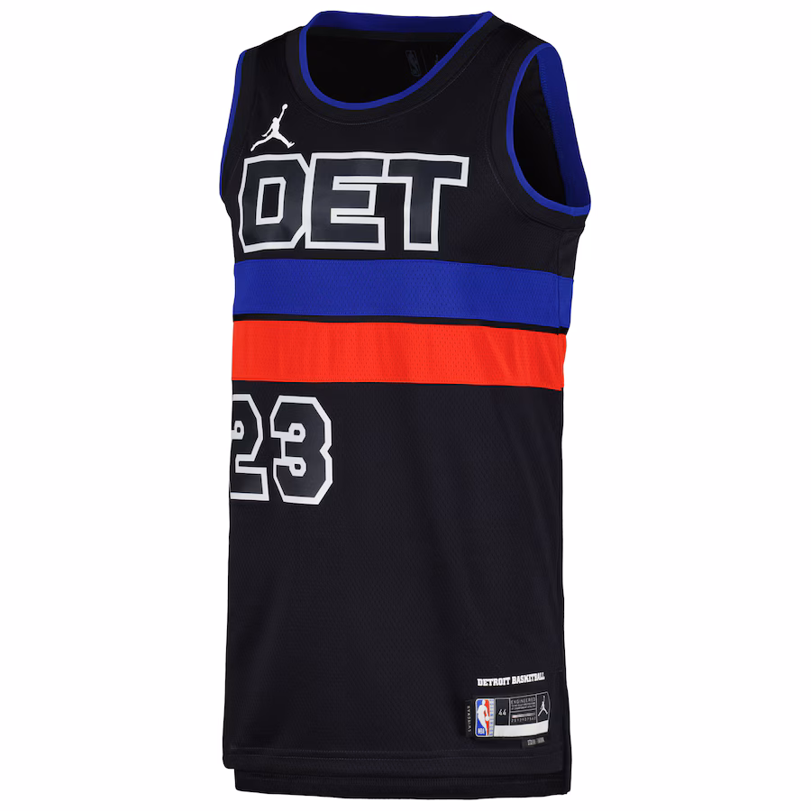 Maglia Jaden Ivey Detroit Pistons Jordan Brand unisex Swingman