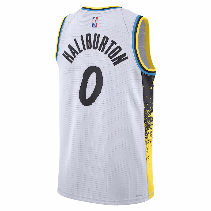 Maillot City Edition unisexe Indiana Pacers Tyrese Haliburton 2024/25