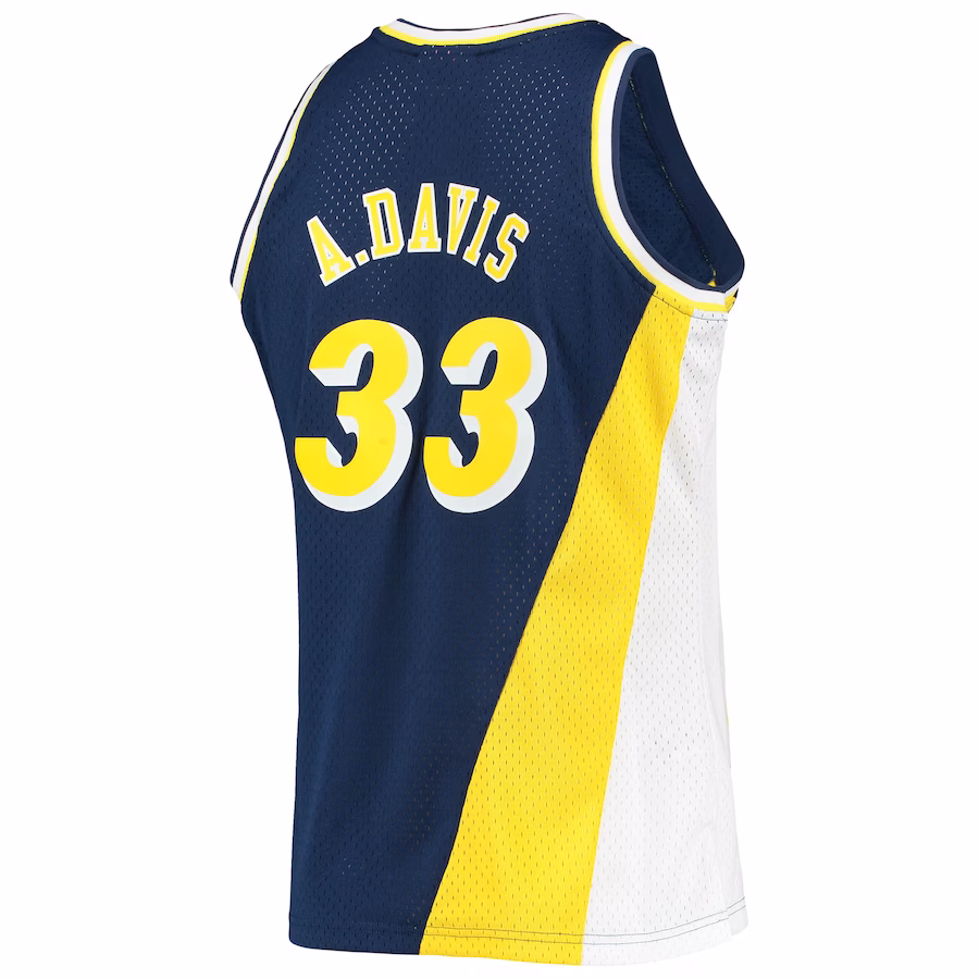 Antonio Davis, Indiana Pacers Mitchell & Ness 1996/97 Hardwood Classics Swingman Trikot - Marineblau