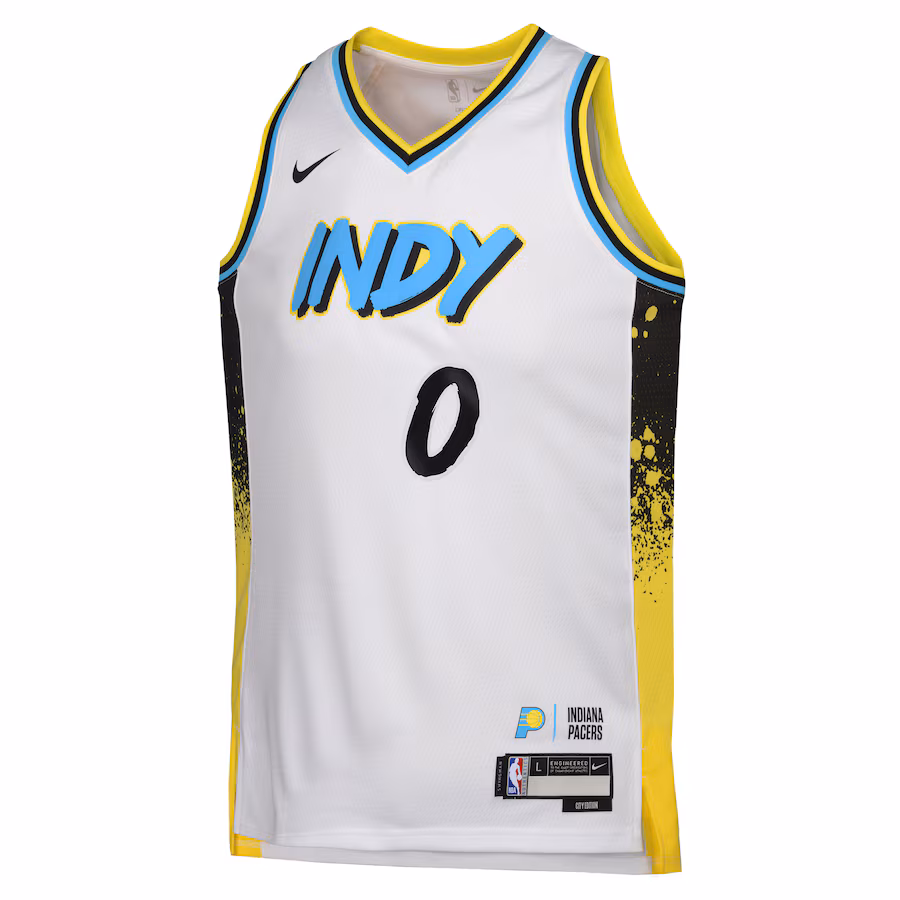 Maillot City Edition Swingman junior Indiana Pacers Tyrese Haliburton 2024/25