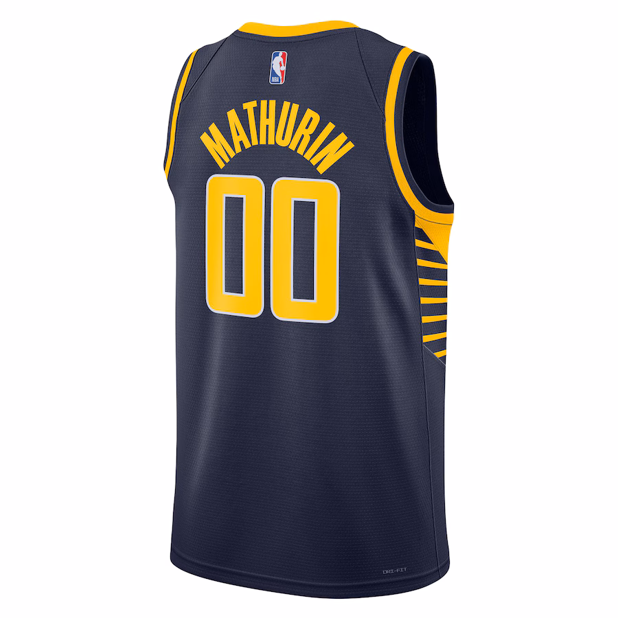 Bennedict Mathurin, Indiana Pacers Nike Unisex Swingman Jersey - Icon Edition - Navy Blue