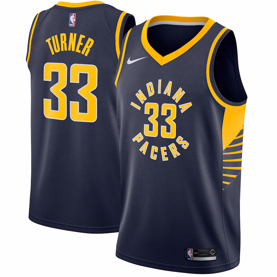 Myles Turner, Indiana Pacers Swingman Jersey - Icon Edition - Navy Blue