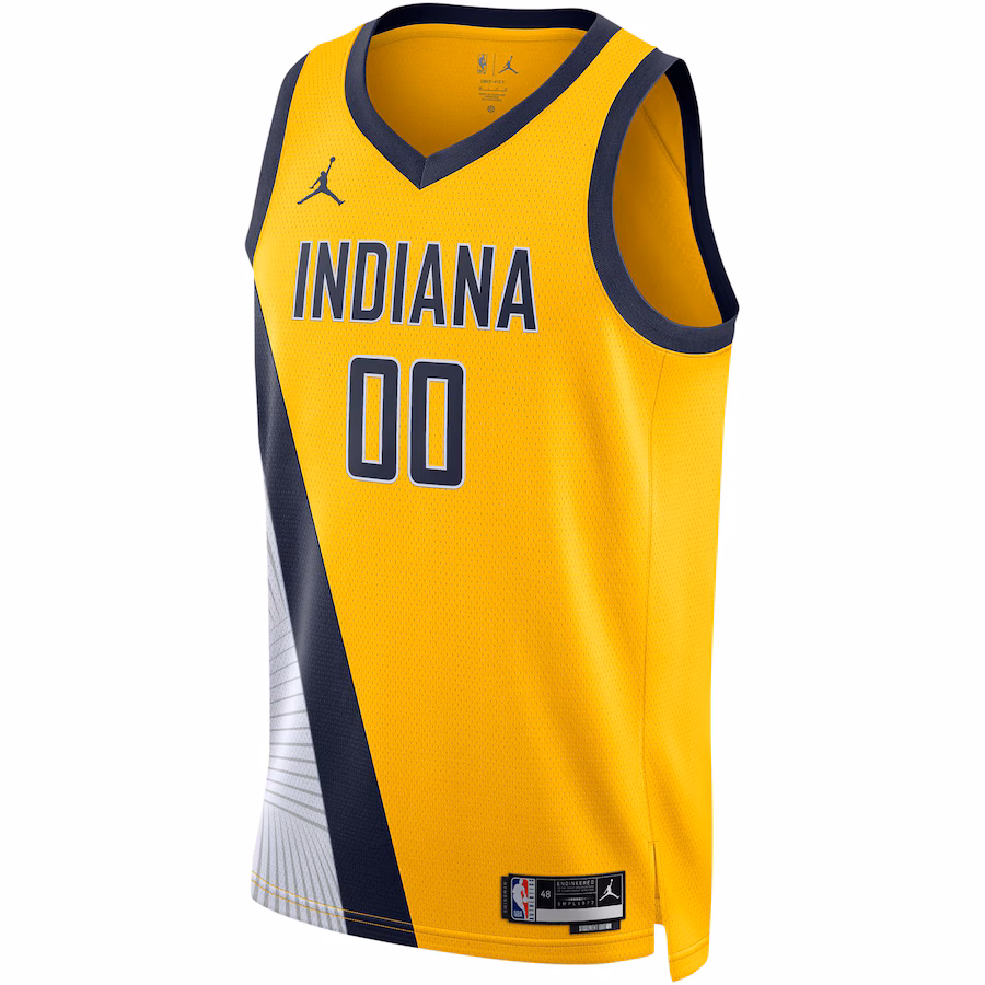 Bennedict Mathurin, Indiana Pacers Jordan Brand Men's and Women's Swingman Jersey - Statement Edition - Gold