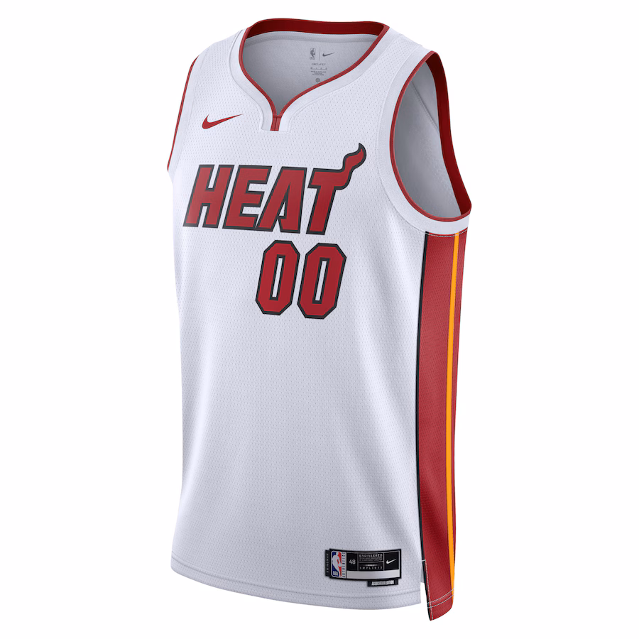 Miami Heat Unisex Swingman Custom Jersey - Association Edition - White