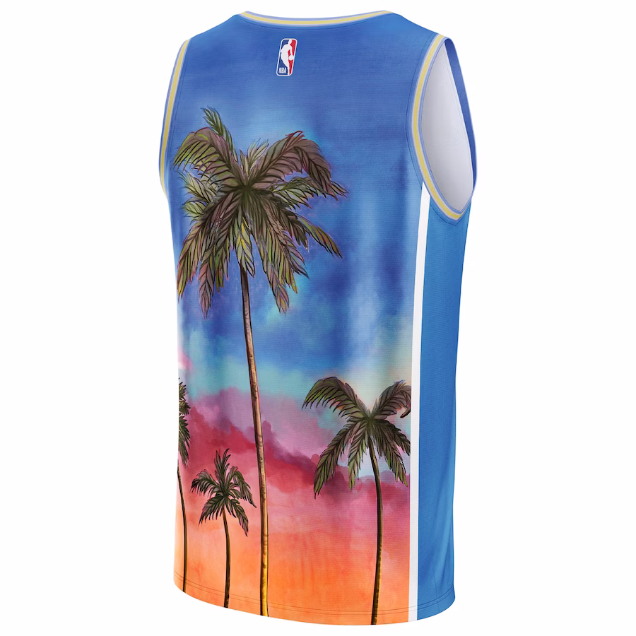 Miami Heat NBA and KidSuper Studios Unisex Hometown Jersey - Blue