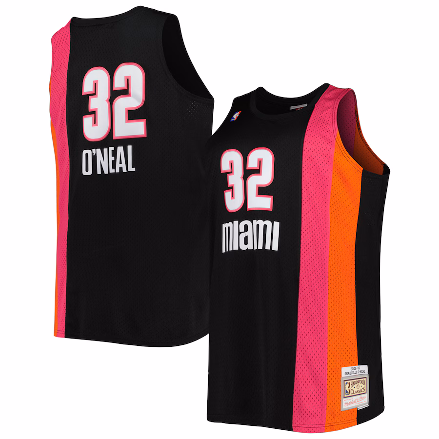 Shaquille O’Neal Miami Heat Mitchell & Ness Big & Tall Hardwood Classics 2005/06 Jersey