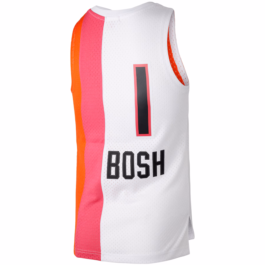 Maglia Chris Bosh Miami Heat Mitchell & Ness donna 2011/12 Hardwood Classics Swingman