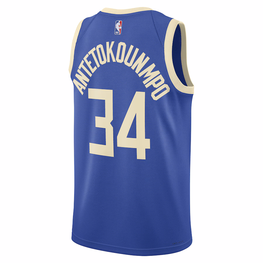 Giannis Antetokounmpo Bucks City Edition Trikot 2024-25 - Unisex