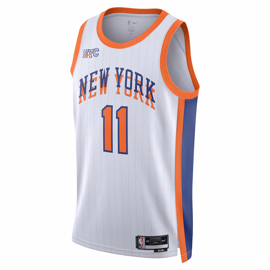Jalen Brunson New York Knicks 2024/25 City Edition Jersey White