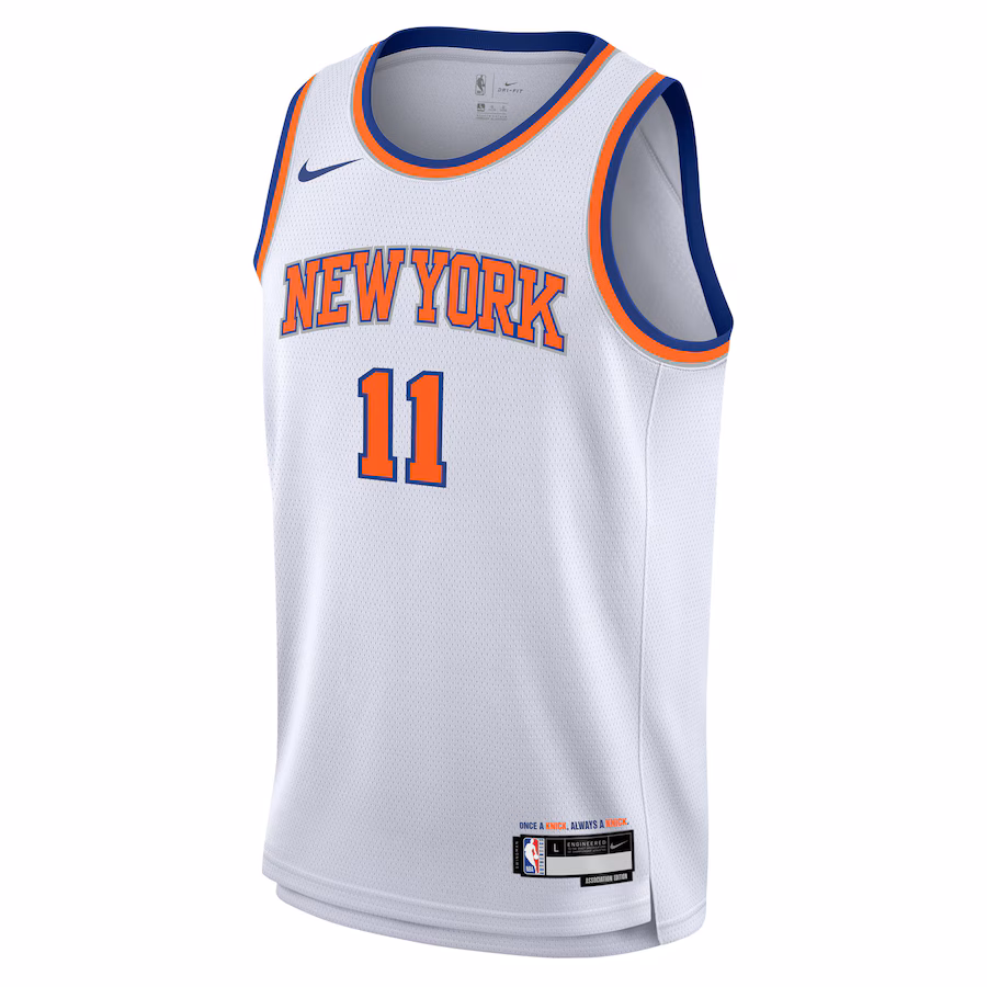 Jalen Brunson, New York Knicks Youth League Swingman Jersey - White
