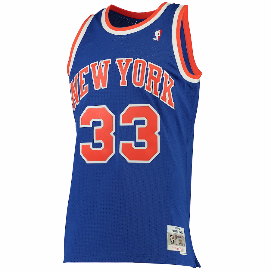 Patrick Ewing New York Knicks Mitchell & Ness 1991-92 HWC Retro Jersey