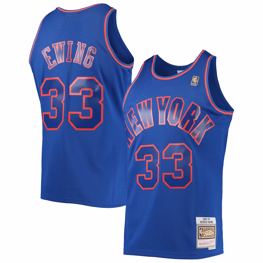 Patrick Ewing New York Knicks Mitchell & Ness 1996-97 HWC Retro Jersey
