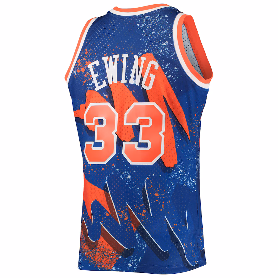 Patrick Ewing New York Knicks Mitchell & Ness Hardwood Classics 1991/92 Hyper Hoops Swingman Jersey