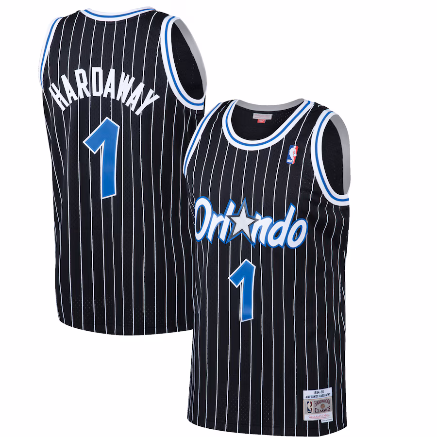Penny Hardaway, Orlando Magic Mitchell & Ness Hardwood Classics Swingman Jersey - Black