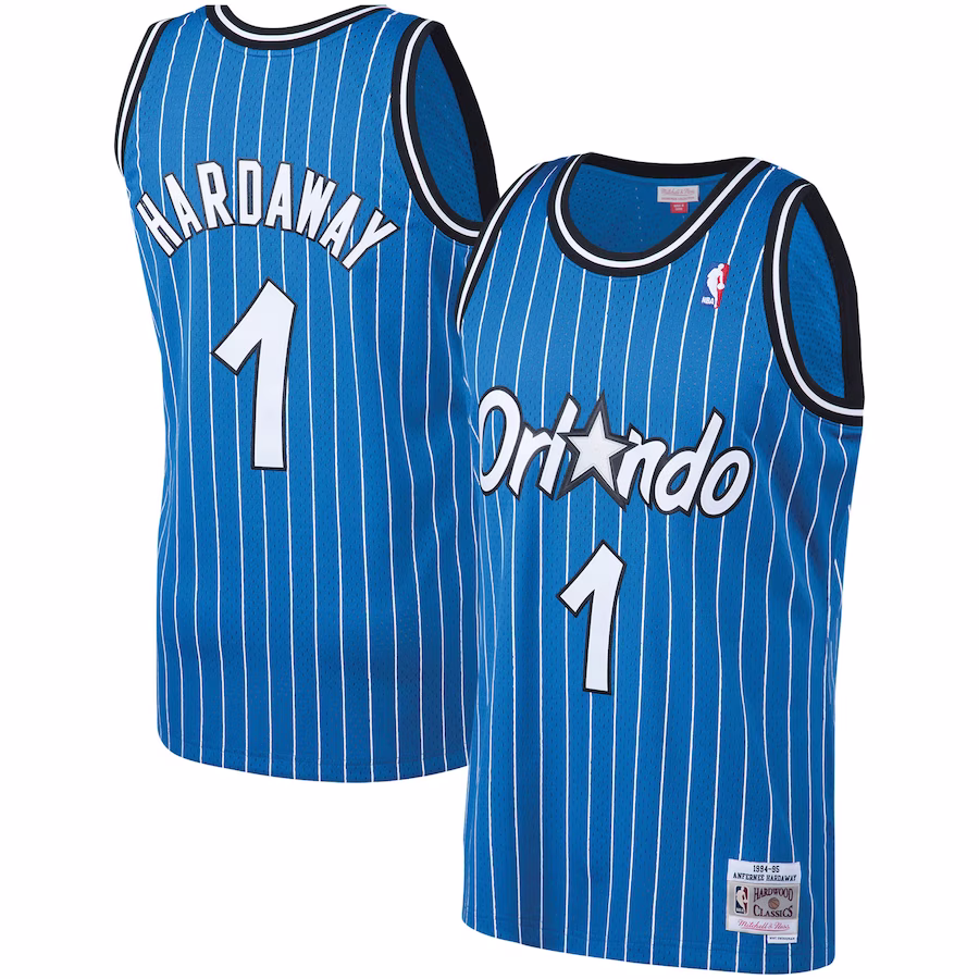 Penny Hardaway, Orlando Magic Mitchell & Ness 1994/95 Big & Tall Hardwood Classics Swingman-Trikot - Blau