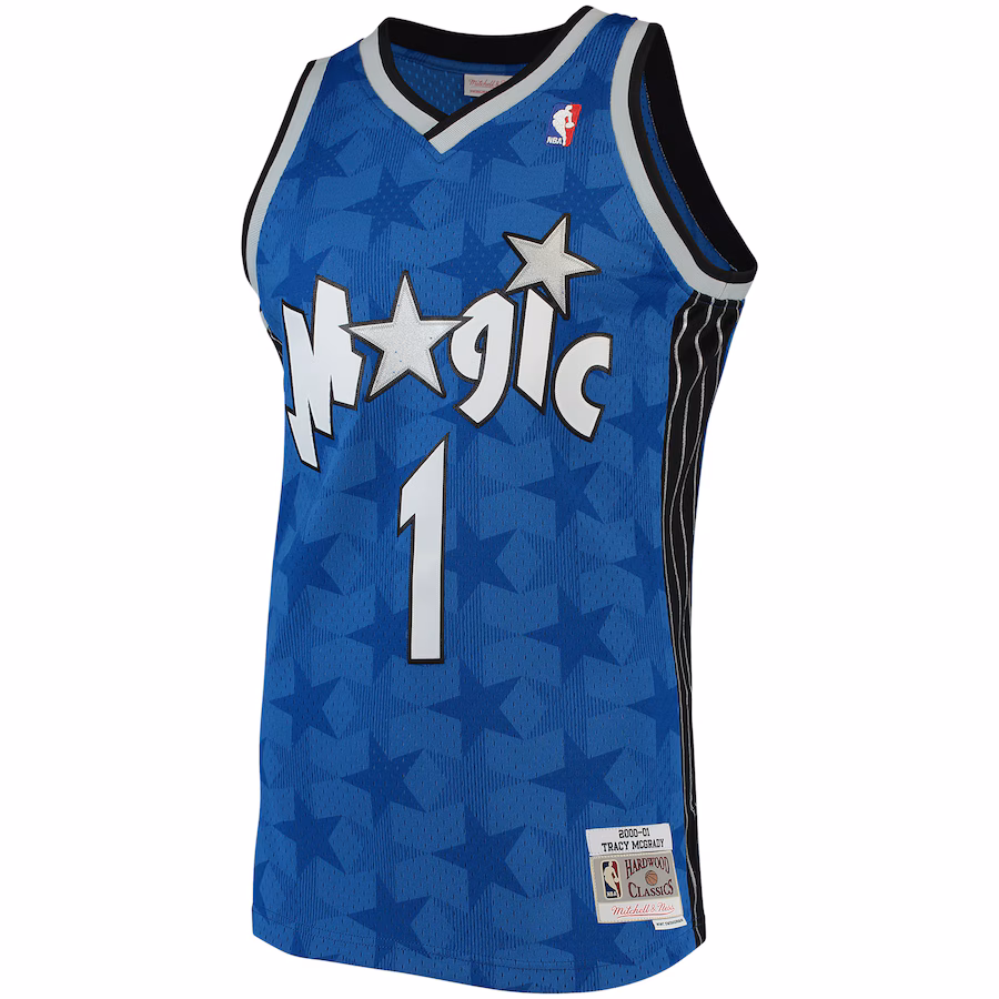 racy McGrady, Orlando Magic Mitchell & Ness Hardwood Classics Swingman Jersey - Blue