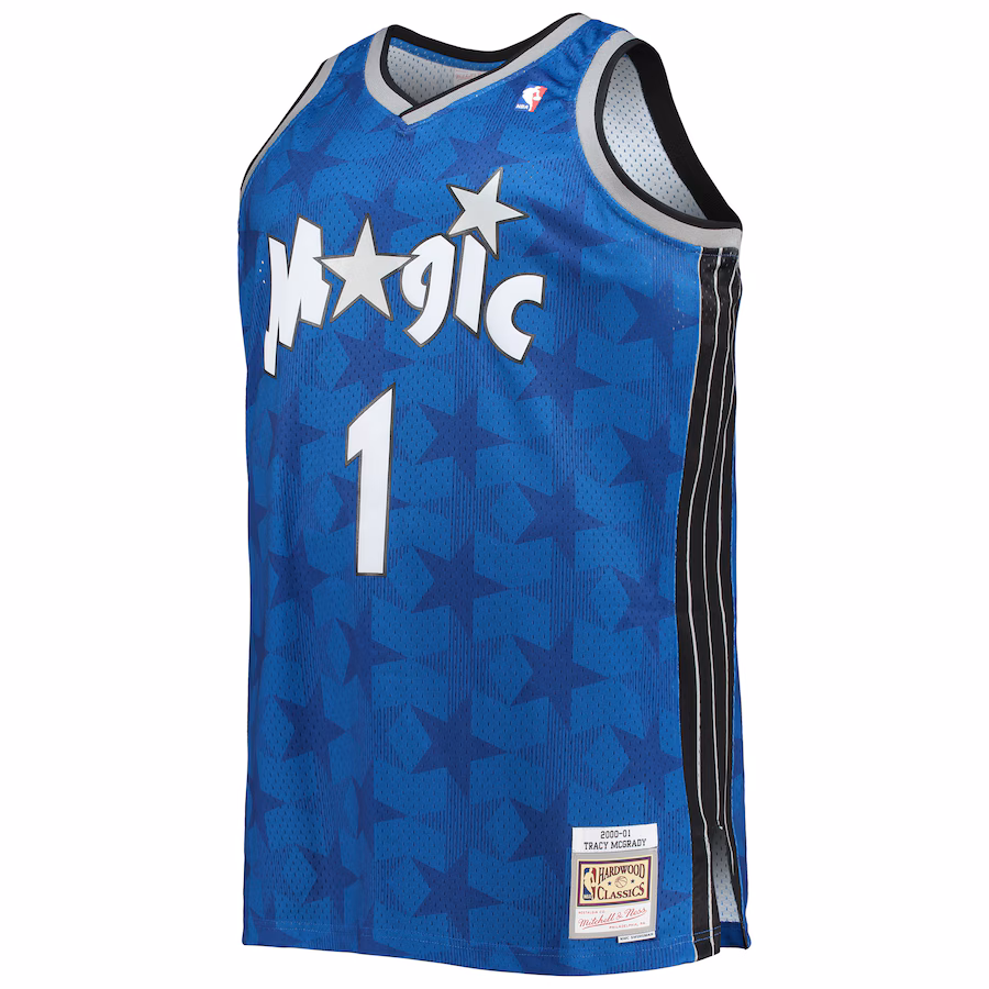 racy McGrady, Orlando Magic Mitchell & Ness Big & Tall 2000/01 Hardwood Classics Swingman Jersey - Blue