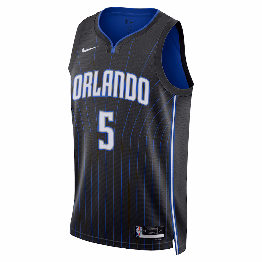 Maillot Paolo Banchero Orlando Magic unisexe premier tour de Draft NBA 2022 Swingman