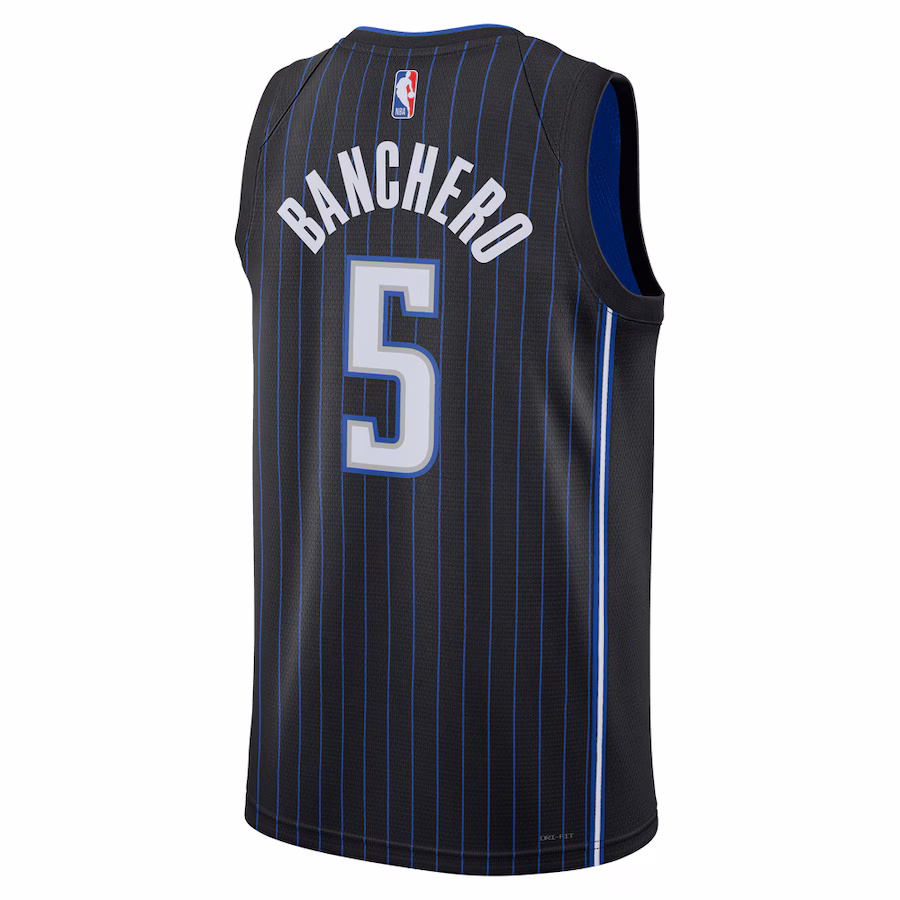 Maillot Paolo Banchero Orlando Magic unisexe premier tour de Draft NBA 2022 Swingman