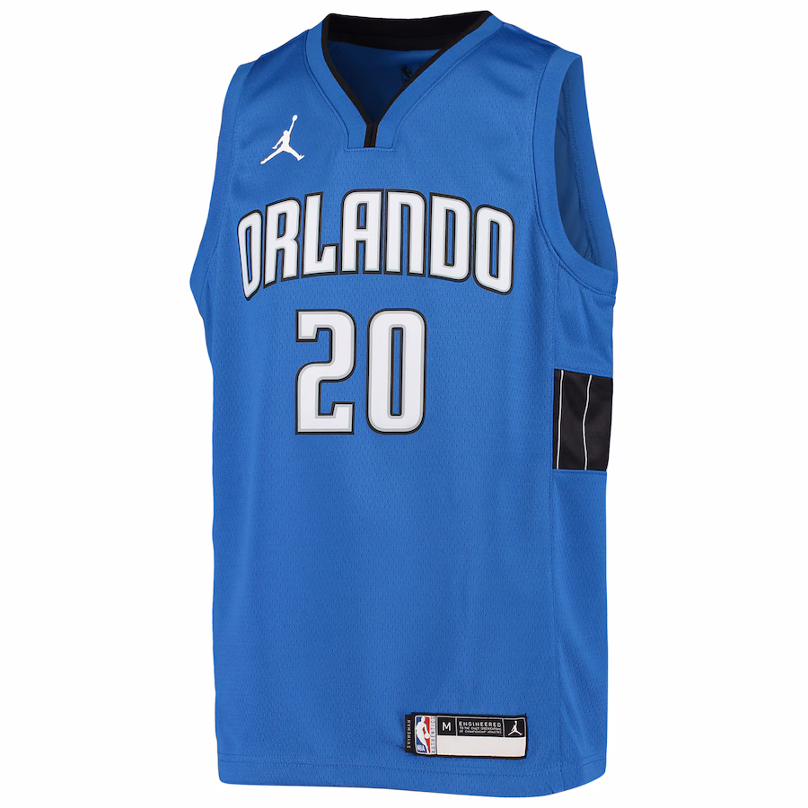 Camiseta Markelle Fultz Orlando Magic Jordan Brand juvenil 2020/21 Statement Edition