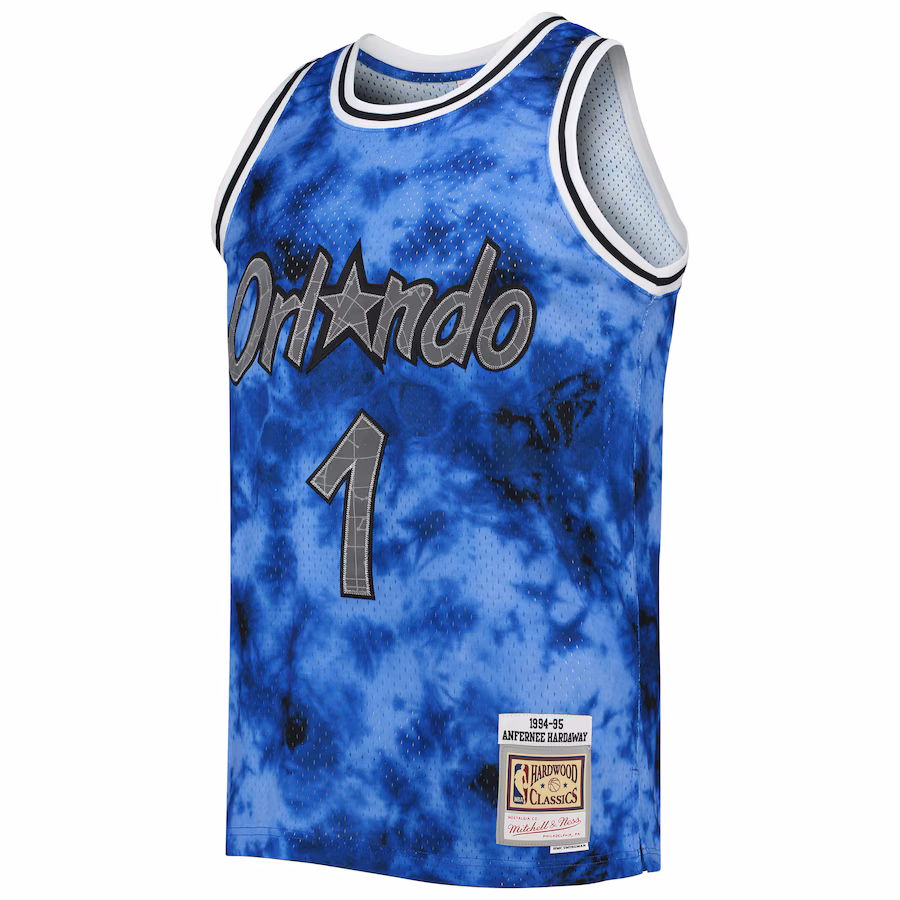Anfernee Hardaway, Orlando Magic Mitchell & Ness 1994/95 Galaxy Swingman Jersey - Blue