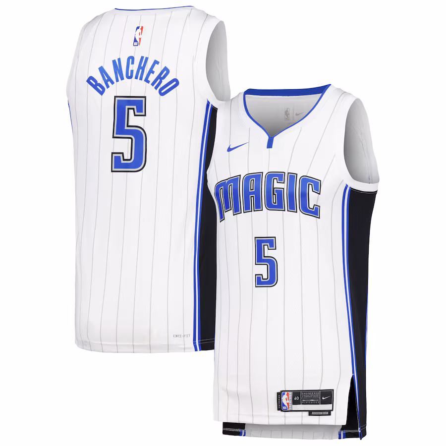 Paolo Banchero, Orlando Magic Unisex Swingman Jersey - Association Edition - White
