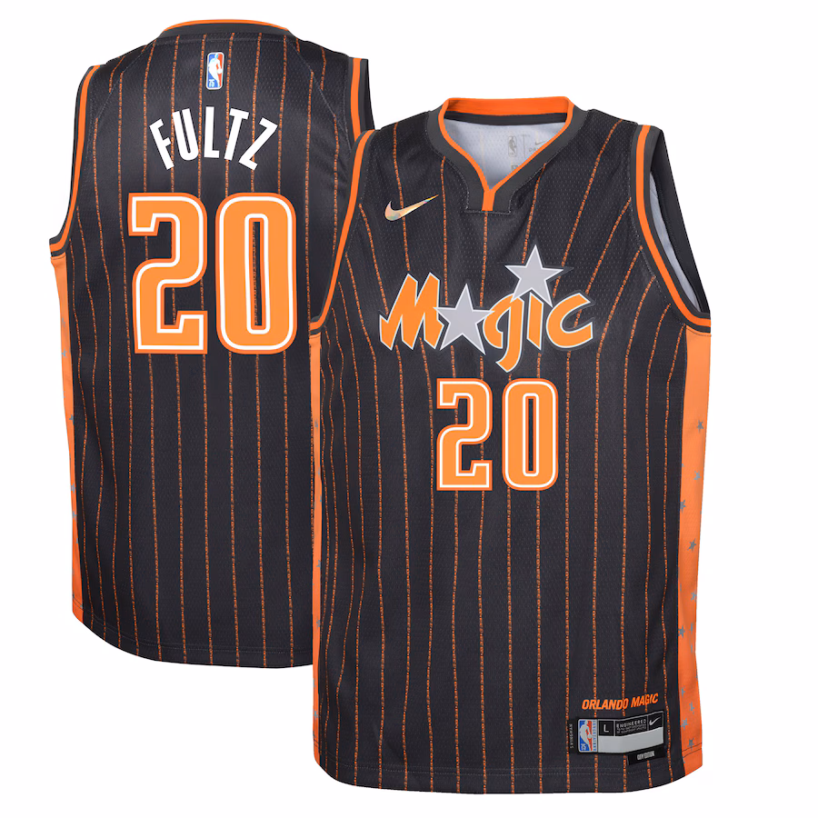Markelle Fultz, Orlando Magic Jugend Swingman-Trikot - City-Edition - Dunkelgrau