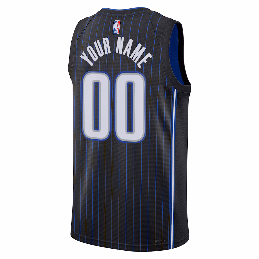 Orlando Magic Unisex Swingman Customized Jersey - Icon Edition - Black
