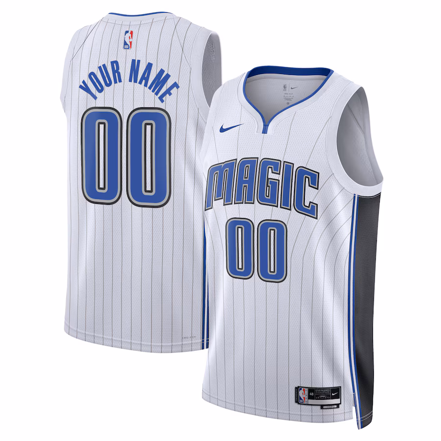 Orlando Magic Unisex Swingman Customized Jersey - Association Edition - White
