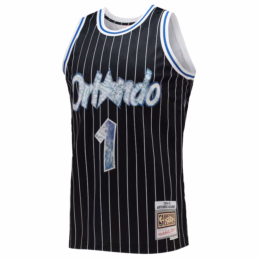 Maglia Penny Hardaway Orlando Magic Mitchell & Ness 1996/97 Hardwood Classics 75° Anniversario NBA Diamond Swingman