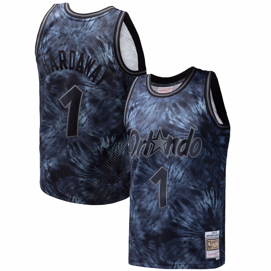 Penny Hardaway Orlando Magic Mitchell & Ness Hardwood Classics 1984/85 Tie-Dye Swingman Trikot